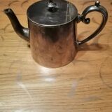 small silver-plated teapot