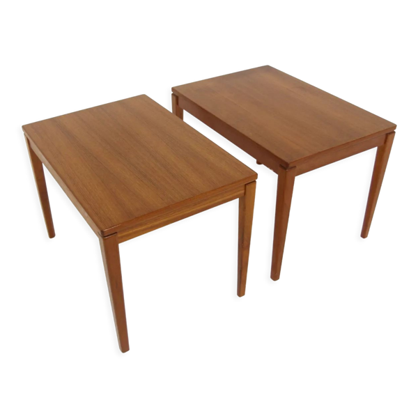 Set de 2 tables de chevet en teck, Suède, 1960