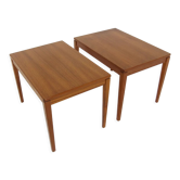 Set of 2 teak bedside tables, Sweden, 1960