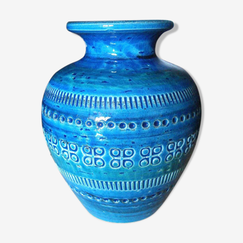 Vase Aldo Londi Rimini blu