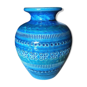 Vase Aldo Londi Rimini blu