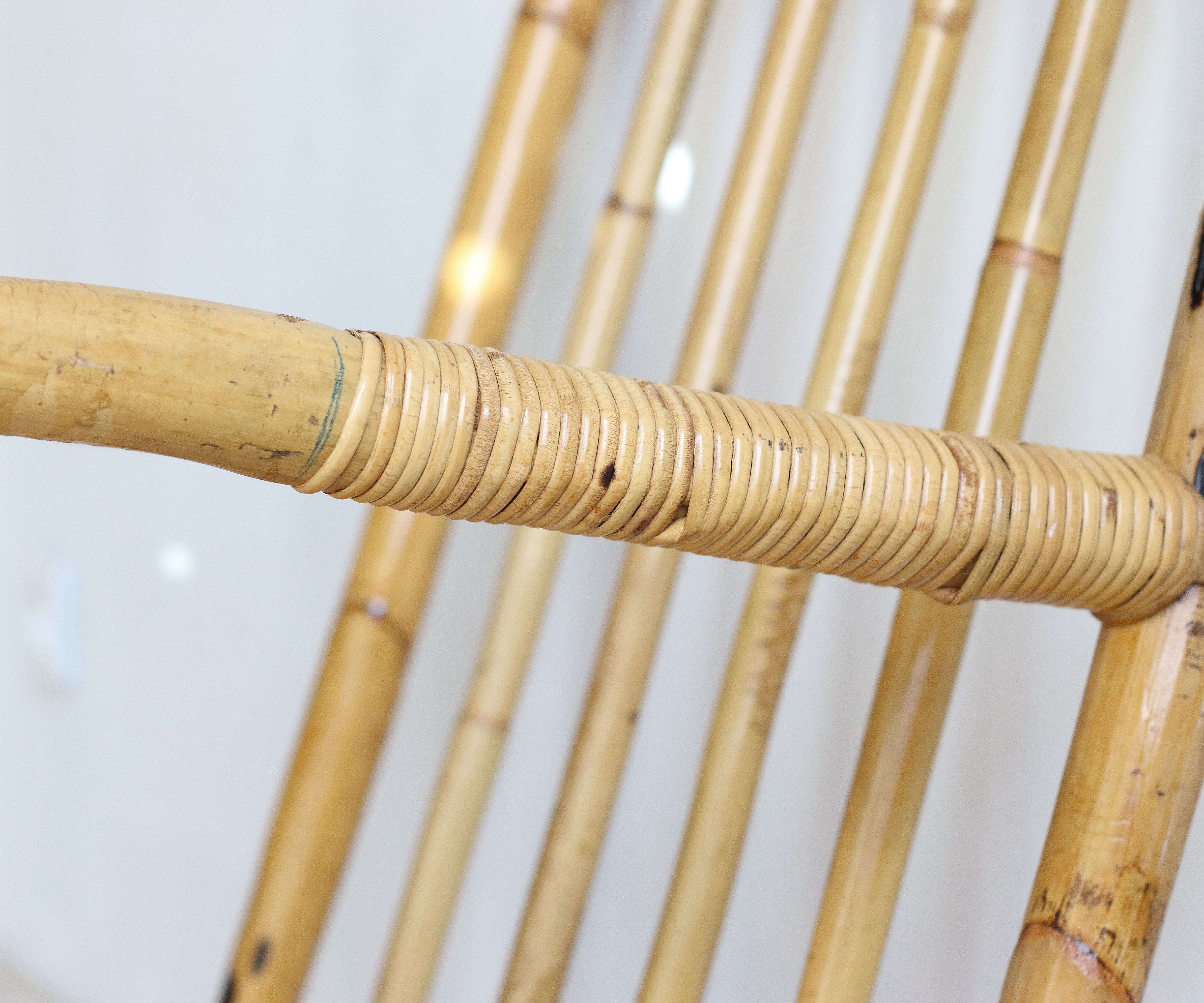 70s bamboo and rattan chair