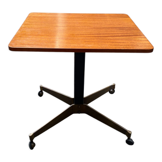 Rosewood pedestal table - 60s