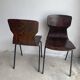 Lot de 6 chaises en bois de rose Eromes