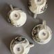 M&S porcelain coffee cups and saucers