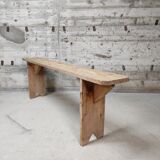 Fir farmhouse bench