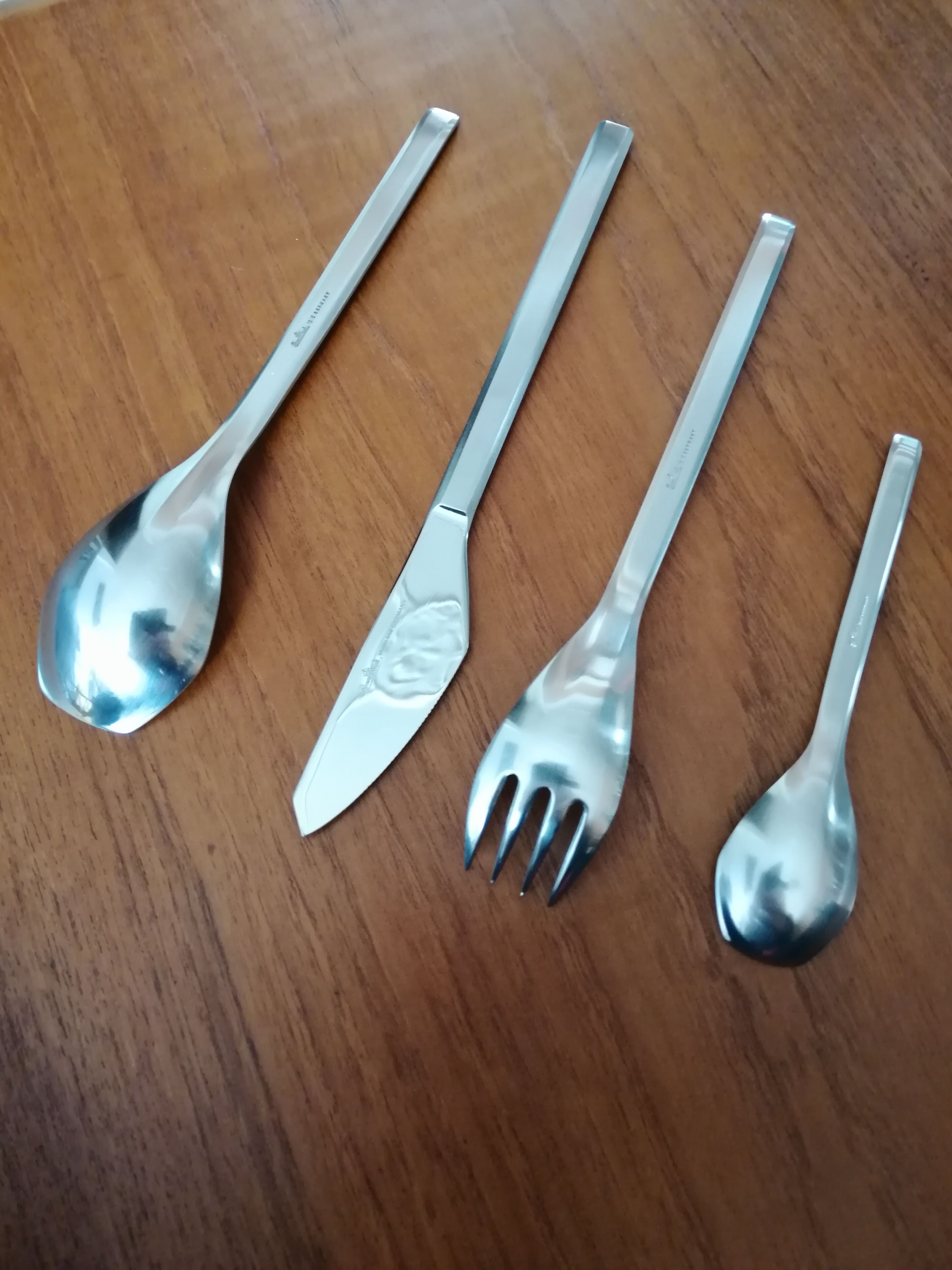 Kontur. Cutlery set 6 pers. Design Helmut Adler for Rosenthal 1954