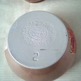 4 large glazed stoneware bowls Digoin