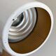 Scandinavian lacquered metal pendant light from the 70s/80s