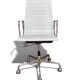 Fauteuil de Bureau Eames EA 119 Cuir Blanc (Herman Miller / Vitra 1970)