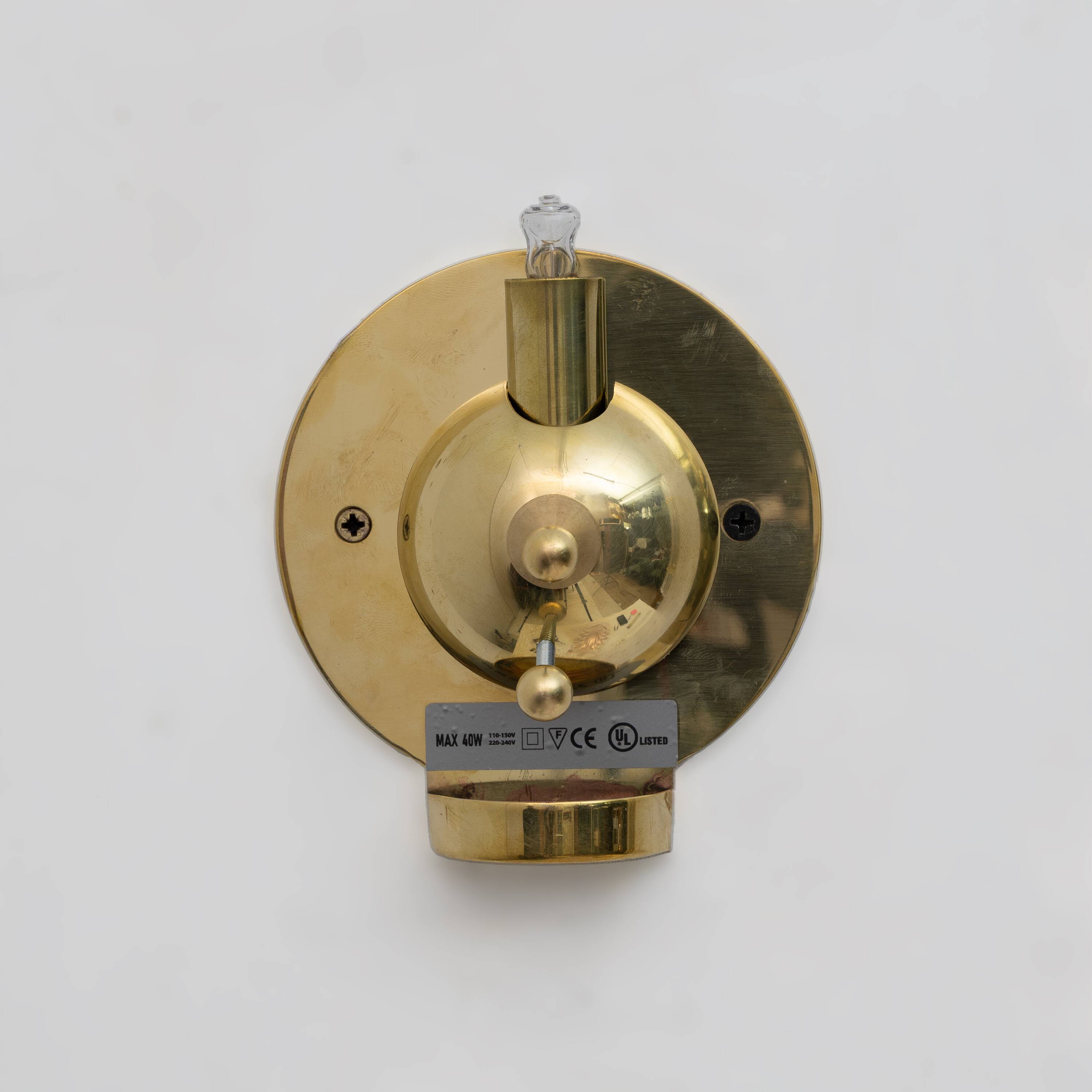 Pair of Modern Italian Murano Glass Leaf Sconces