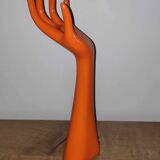 Orange jewelry holder / jewelry hand