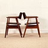 Set of 2 armchairs by Svend Age Eriksen (Glostrup)