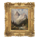 Mountain Landscape, Oil Painting On Board