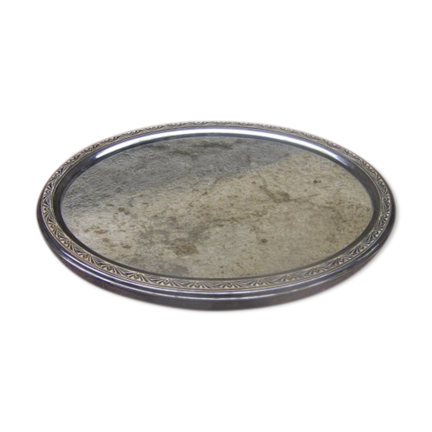 Old mirror tray "Art Deco"