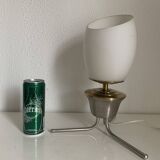 Vintage 1960 opaline tripod lamp mid century design - 34 cm
