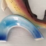 Vintage earthenware fish bottle