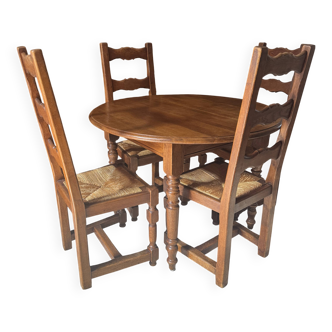 Tables + 4 chaises