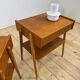 Pair of teak bedside tables AB Carlström, 1960