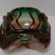 Mid-century Ashtray from Metallurgical Glass,by Glasswork Novy Bor,1960's.
