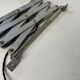 Old large industrial accordion wall lamp