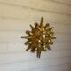 Large sculpted and gilded sun wall art - Artisanal craftsmanship / La Venexiana Venice