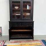 Sideboard - showcase 2 old body in blackened wood