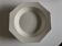 Set of 5 octagonal pearl plates from Creil Montereau.