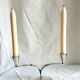 Bougeoir double en argent massif de style Art Déco danois