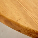 Pinewood dining set by rainer daumiller for hanex, set of 7
