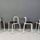 Postmodern dining chairs by Pietro Arosio for Airon, 1980s