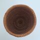 Woven wicker pot