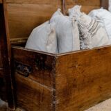 Trunk, dark wood trunk