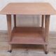 Table served legs compass with wheels 1950s
