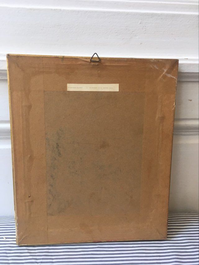 Painting old portrait