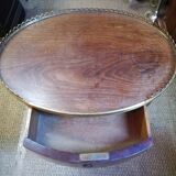 Louis XVI-style mahogany lounge table