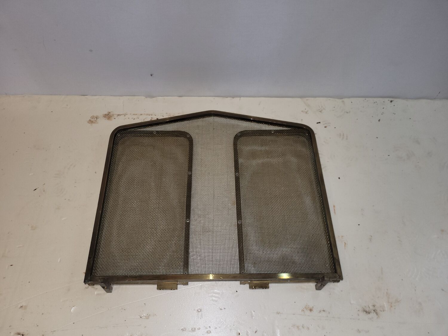 Brass chimney firewall