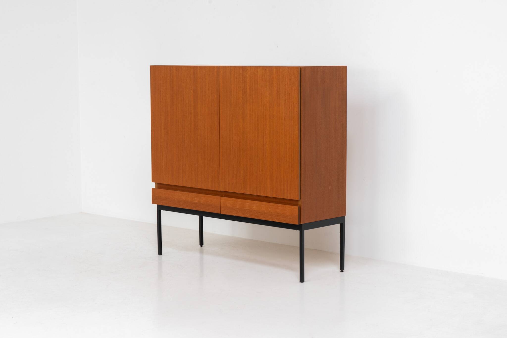 Rare S21 highboard in teak by Dieter Waeckerlin for Behr