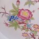 6 hollow plates Sarreguemines décor Minton