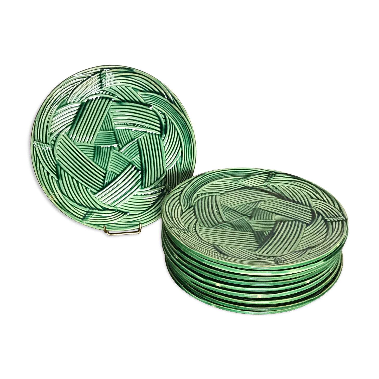 Set of 10 Gien Plates