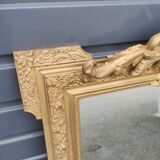 Louis XV style gilded mirror