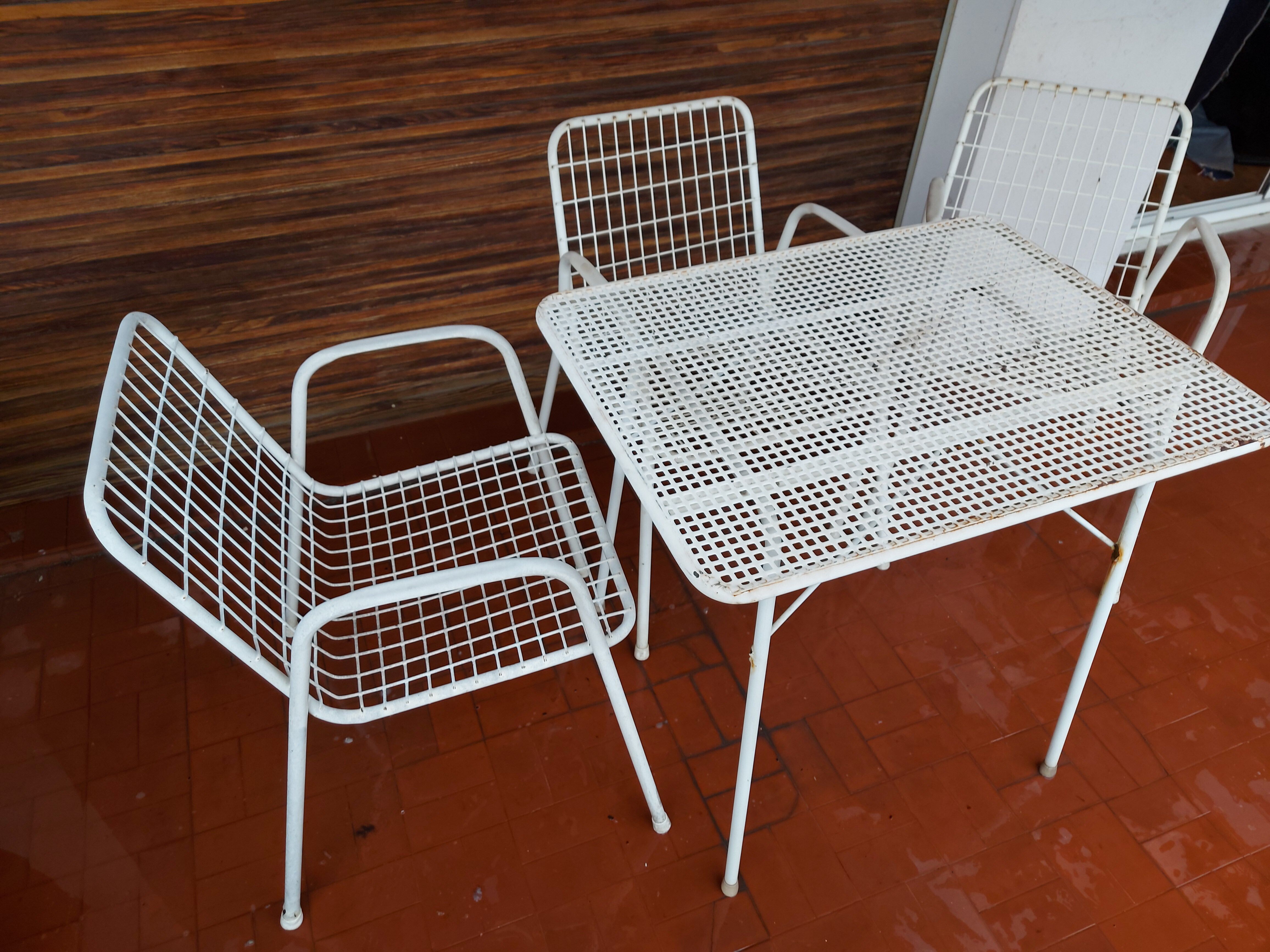 Set of 3 chairs and garden table Emu , Model Rio