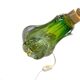 Vintage green glass MURANO table lamp / floor lamp