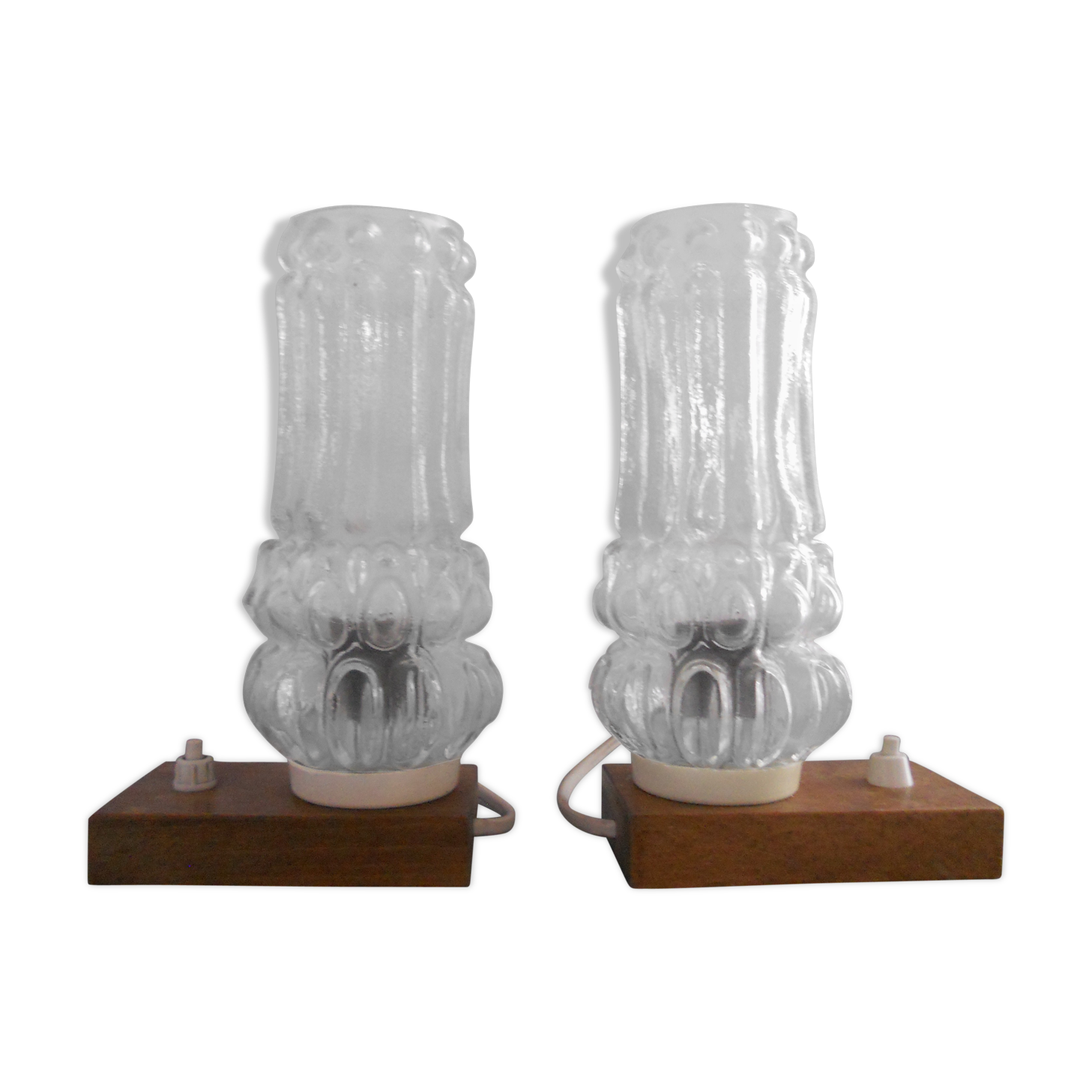 Pair of bedside lamps