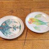 2 Cottoveneto plates with fish
