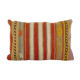 Striped turkish kilim pillow cover