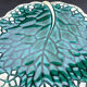 Verceram cheese platter and knife, leaf decoration
