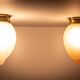 Art Deco style pendant lamps.