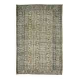 Tapis Oushak Authentique – Ton Gris & Beige, 161 x 240 cm