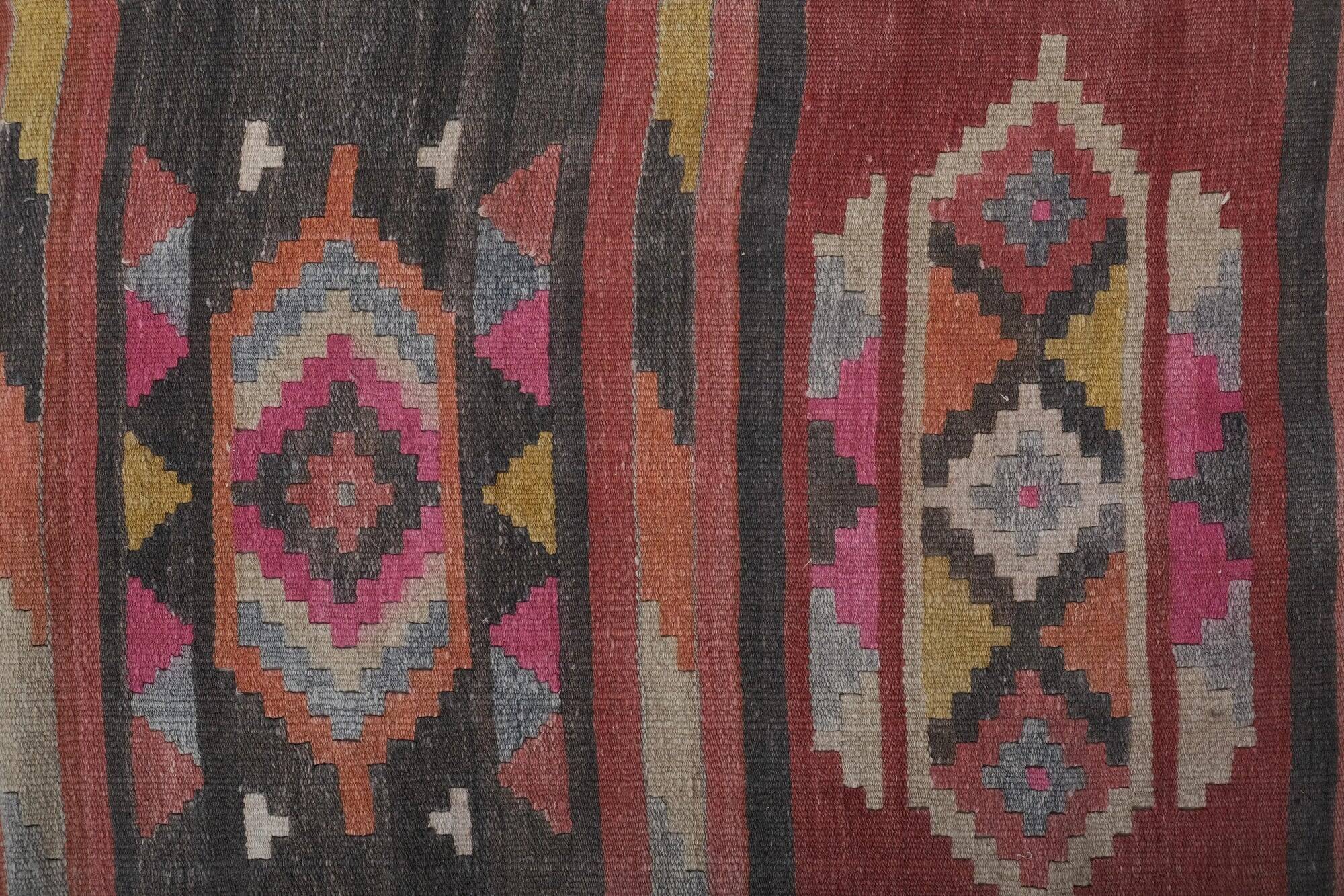 Vintage Turkish hallway rug 70x698 cm